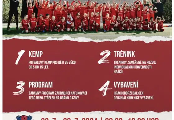 2024 Fotbalové kempy 11TS Academy - letáky