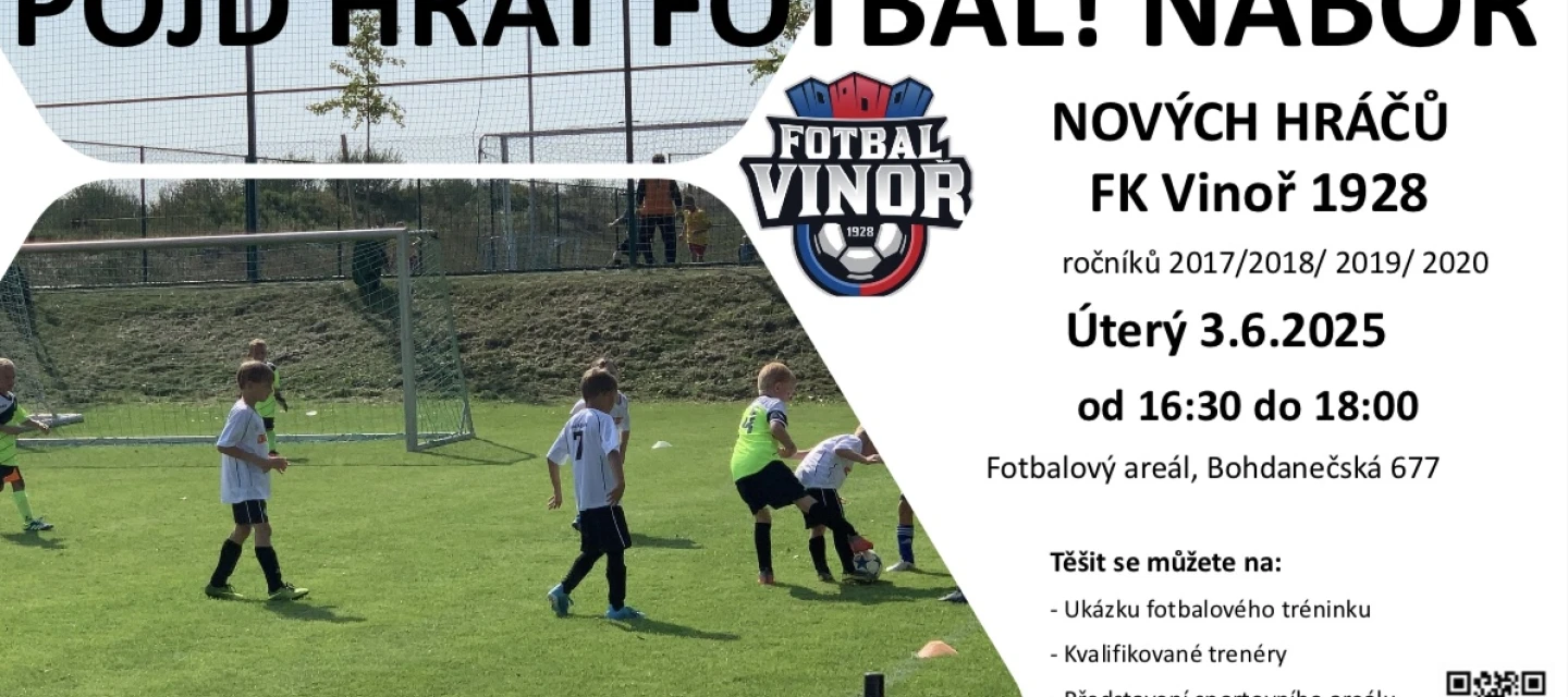 V úterý 3.6. 2025 je NÁBOR!